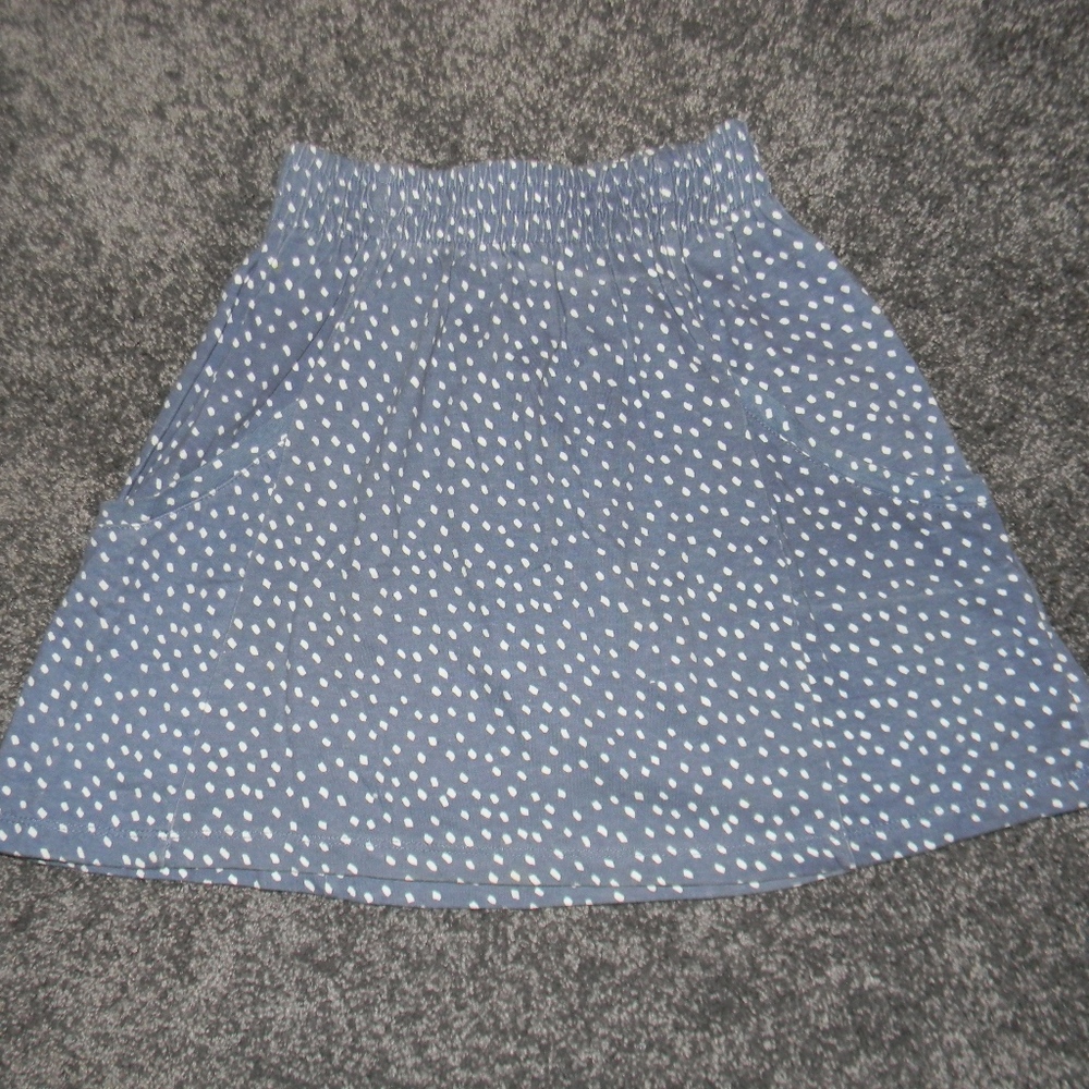Cotton Circle Skirt with Pockets